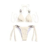 Trajes De Baños De Dos Piezas Bandeau Blanco La Triangulo Chicle Naranja Pierna Diminutos Cruzado Tirante Largo Fosforito Vestido Favorecedores Verano Verdes Más 56 Juvenil