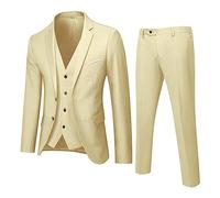 Trajes de boda para hombre, traje de esmoquin de 3 piezas, traje de esmoquin de un botón, traje de esmoquin para hombre, chaleco clásico blazer chaleco, pantalones, traje festivo, fiesta de cumpleaños