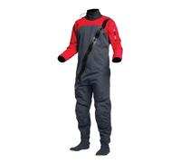 Trajes de Buceo Traje seco de Kayak for Hombre, puños látex, Cuello antisalpicaduras, for Aguas tranquilas y Remo en ríos oceánicos(Red,XL)