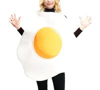 Trajes de comida - Trajes de cosplay de huevo y tocino | Divertido papel de desayuno - Mujeres Hombres Creadores de contenido en las redes sociales Carnaval Halloween Actuaciones en el escenario