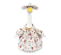 Trajes de ganso de porche 58 cm | Decoración pastoral de primavera con un sombrero de 58 cm, trajes para ganso de hormigón, para cumpleaños, boda, Acción de Gracias, fiesta, jardín, césped, de