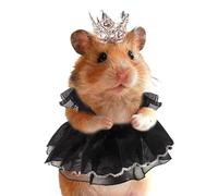Trajes de hámster Enano - Adorable Pet Accessory, Breathable Gerbil Costume, Mini Hamster Dress | para de cumpleaños, Halloween, Navidad, reunión Social, fotografía, Juego de Interior, Viajes