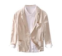 Trajes De Hombre, Chaqueta de Hombre Elegante y versátil para Ocasiones diarias con diseño de Botones y Bolsillo Funcional