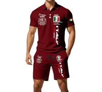 Trajes de Hombre, Elegantes Conjuntos Casuales de Verano, Corte Relajado, diseño Ajustado y a Medida, Conjunto Estampado para IR de Compras y Actividades diarias. Confianza Que Da la Comodidad