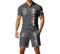 Trajes de Hombre, Elegantes Conjuntos Casuales de Verano, Corte Relajado, diseño Ajustado y a Medida, Conjunto Estampado para IR de Compras y Actividades diarias. Confianza Que Da la Comodidad