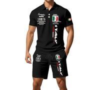 Trajes de Hombre, Elegantes Conjuntos Casuales de Verano, Corte Relajado, diseño Ajustado y a Medida, Conjunto Estampado para IR de Compras y Actividades diarias. Confianza Que Da la Comodidad