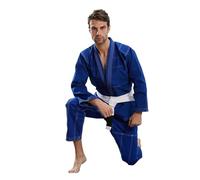 Trajes de Judo Jujitsu BJJ Gi Traje tamaño Adulto Artes Marciales Kimono Uniforme Lucha for para Adultos(Blue,110CM)