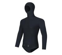 Trajes De Neopreno Traje de Buceo con Capucha 3 mm for Hombre, Conjunto Dos Piezas, for, Surf, Aguas Profundas, térmico, for Invierno(Hooded Top,S)