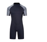 Trajes De Neopreno Traje de Neopreno Manga Corta 3 mm for Hombre y Mujer, for Surf Buceo, Equipo subacuático(Men Black Gray,M)