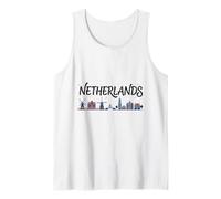 Trajes de Vacaciones de Viaje de Holanda Skyline Camiseta sin Mangas
