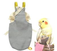 Trajes de vuelo y pañales para pájaros, trajes de vuelo para loros para periquitos monje, cacatúas, ropa cómoda para loros (amarillo, XL) (gris B, 2 meses)