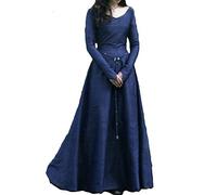 Trajes Disfraz de Medieval Mujer Vestidos Cuello Redondo Goticos Disfraces para Fiestas Cosplay Armada S