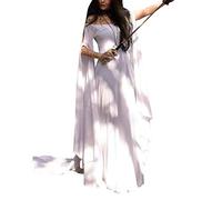 Trajes Disfraz de Medieval Mujer Vestidos Goticos Disfraces para Halloween Cosplay Blanco 5XL