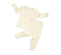 Trajes Pantalones para niños Ropa de Dormir sólida Tops Conjunto para bebés Niñas Niños Pijamas de Punto para niños pequeños Conjuntos y Conjuntos para niños Mujer Invierno Coralina Calavera Hombre