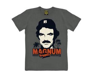 TRAKTOR Logoshirt® I I Magnum P.I. I Camiseta Print I Mujer y Hombre I Manga Corta I Gris I Diseño Original con Licencia I Talla XXL