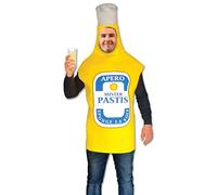Tralala Fêtes Disfraz de Señor Pastis para Adulto - Disfraz de Pastis en Forma de Botella para Cumpleaños/Halloween/EVG/Fiestas de Disfraces/Año Nuevo - Divertido y Original