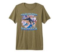 Tralalero Trala Italian Brainrot Meme tiburón con Tres Patas Camiseta Premium