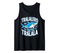 Tralalero Tralala Energetic Shark Fun Art Camiseta sin Mangas