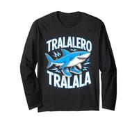 Tralalero Tralala Energetic Shark Fun Art Manga Larga