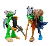 Tralalero Tralala escritorio decoración, divertido italiano cerebro rojo Tung Tung Tung Sahur juguete, creativo 3D-impresión-Shark en zapatillas giratorias estatua, Tralalero Tralala Meme Sammlerstück