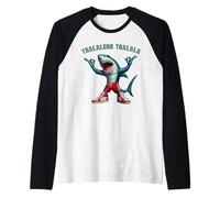 Tralalero Tralala Internet Meme Edición de tendencias de memes más divertidos Camiseta Manga Raglan