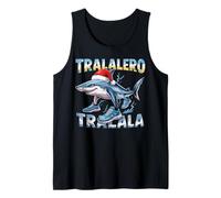 Tralalero Tralala Italian Brain Rot Italian Brainrot Meme Camiseta sin Mangas