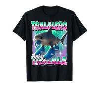 Tralalero Tralala Italian-Brainrot Él ama y obedece a Dios Camiseta