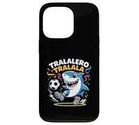 Tralalero Tralala Squalo Divertiente Futbolista Carcasa para iPhone 13 Pro