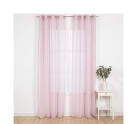 TRAMAS+ Cortinas Visillo Semitransparente para Salón y Dormitorio con Ojales, 140x300cm, 1 Pieza, Dormitorio, Infantil, Juvenil y Adulto y Comedor - Molly Malva
