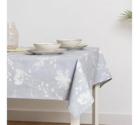 TRAMAS+ Mantel Mesa Rectangular 140x140cm - Mantel para Comedor - Estela Gris