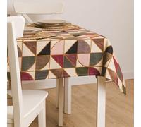 TRAMAS+ Mantel Mesa Rectangular Antimanchas 140x140cm - Mantel para Comedor Rectangular y para Exterior - Monterrey