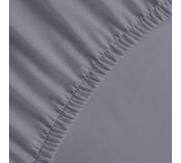 TRAMAS+ Sábana Bajera Ajustable, 200x200 cm, 100% algodón,Extra Suave - Cama 200, Indigo