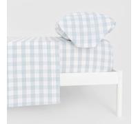 TRAMAS+ Sabanas 140x190/200cm 100% algodón Suave, Juego de sábanas 3 Piezas, Sabana Bajera Ajustable, Encimera, 1 Fundas de Almohada 155x45cm, Certificado Oeko Tex- Cama 135, Cuadro Albus Tiffany