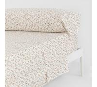 TRAMAS+ Sabanas 180x190 / 200cm 100% algodón Suave, Juego de sábanas 4 Piezas, Sabana Bajera Ajustable, Encimera, 2 Fundas de Almohada 110x45cm, Certificado Oeko Tex - Cama 180, Triana