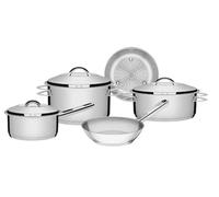 Tramontina Batería de Cocina de Acero Inoxidable con Fondo Triple Solar 5 Piezas