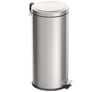 Tramontina Cubo de Basura de acero inoxidable con pedal 30L