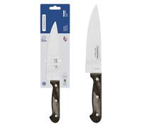 Tramontina Cuchillo Chef de Acero Inoxidable y Mango de Madera Tratada Polywood 17 cm