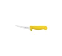 Tramontina Cuchillo de Acero Inoxidable para Deshuesar Curvo Professional NSF Color Amarillo 13 cm