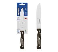 Tramontina - Cuchillo de Cocina - Polywood con Lámina de Acero Inoxidable y Mango de Madera Tratada - Castaño - 15 cm