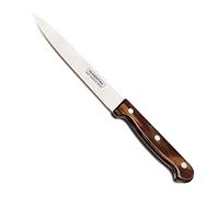 Tramontina - Cuchillo para Cocina - Polywood con Lámina de Acero Inoxidable y Mango de Madera Tratada - Castaño - 15 cm