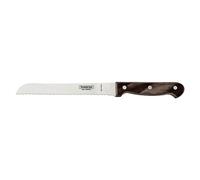 Tramontina - Cuchillo para Pan - Polywood con Lámina de Acero Inoxidable y Mango de Madera Tratada - Castaño - 18 cm
