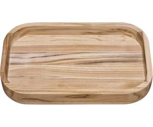 Tramontina Fuente Bandeja de Madera de Teca para servir Churrasco Essencial 40 x 25 cm