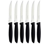 Tramontina Juego de 6 Cuchillos Dentados para Carne color negro Plenus