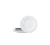 Tramontina Juego de 6 Platos Postre de Porcelana Blanca Ingrid 21 cm