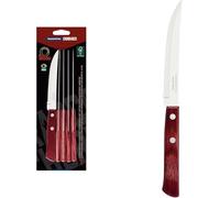 Tramontina Juego de Cuchillos para Carne/BBQ 11 cm Polywood Rojo 6 piezas