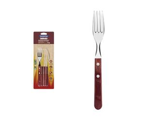 Tramontina Juego de Tenedores Jumbo Polywood Rojo 6 piezas
