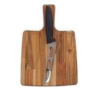 Tramontina Juego Tabla en Madera Teca certificada + Cuchillo para Queso