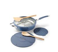Tramontina Sartén Multifunción de Aluminio con Tapa Azul 30 cm