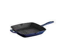 Tramontina Sartén Parrilla Bestow de Hierro Fundido Esmaltado 27 cm 2,3L | con Mango, Color Azul