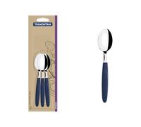 Juego de Cucharas para Té 3 Piezas Ipanema Azul 13,9cm Tramontina